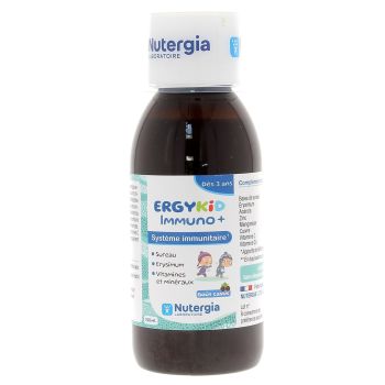 Ergykid Immuno+ système immunitaire Nutergia - flacon de 150ml