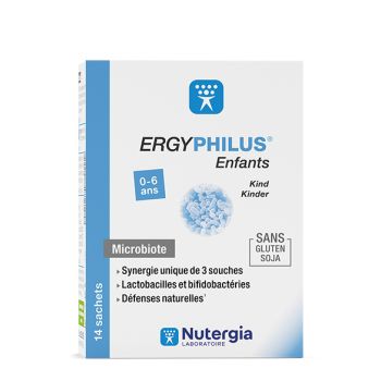 Ergyphilus enfants défenses naturelles Nutergia - boîte de 14 sachets