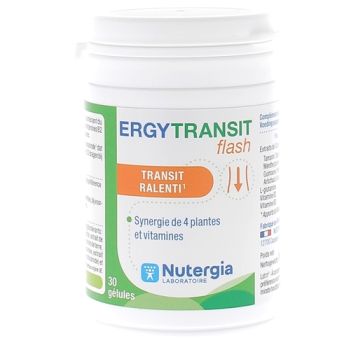 Ergytransit flash Nutergia - pot de 30 gélules