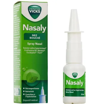 Nasaly nez bouché Vicks - spray de 20ml