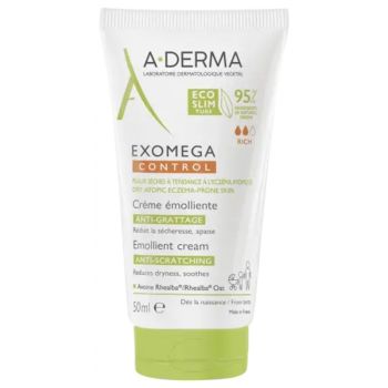 Exomega Control Crème émolliente A-Derma - tube de 50 ml