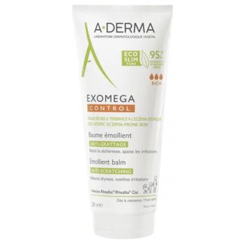 Exomega control baume émollient A-Derma - tube de 200 ml