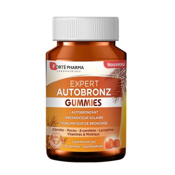 Expert Autobronz Gummies Forté Pharma - pot de 60 gommes