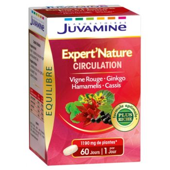 Expert'Nature circulation Juvamine - boite de 60 comprimés