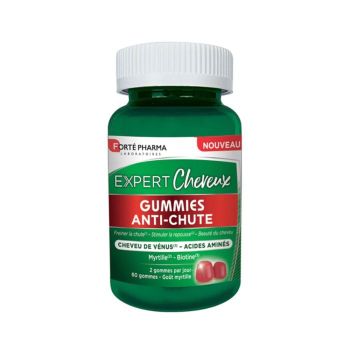 Expert cheveux anti-chute Forté Pharma - pot de 60 gummies