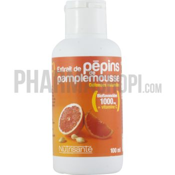 Extrait de pépins de pamplemousse Nutrisanté - flacon de 100 ml