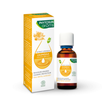 Extrait lipidique Calendula bio Phytosun arôms - flacon de 50 ml