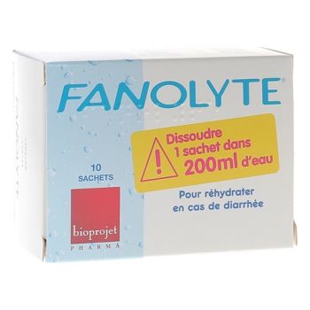 Fanolyte Préparation diététique pour réhydratation - boîte de 10 sachets