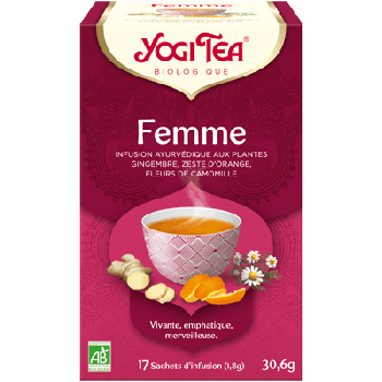 Femme bio Yogi Tea - boîte de 17 infusettes