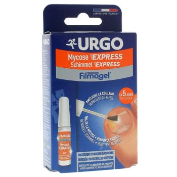 Filmogel mycose express Urgo - flacon de 4 ml avec pinceau applicateur et 5 limes à ongles