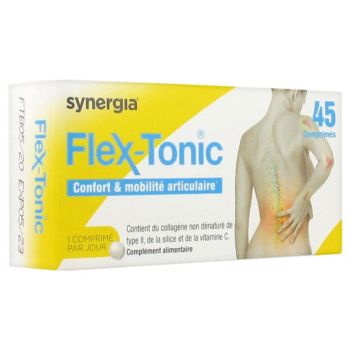 Flex-tonic confort articulaire Synergia - boîte de 45 comprimés