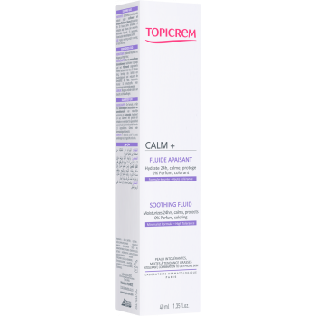 Fluide apaisant CALM+ Topicrèm - tube de 40 ml