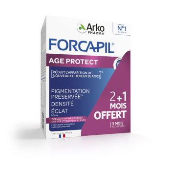 Forcapil Age Protect Arkopharma - boîte de 90 comprimés