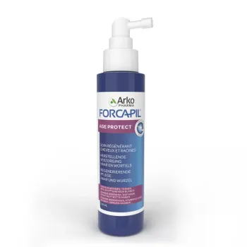 Forcapil Age Protect soin régénérant cheveux et racines Arkopharma - spray de 125ml