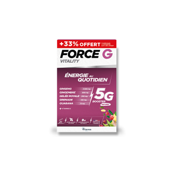 Force G Vitality énergie immédiate Vitavea - boite de 20 ampoules