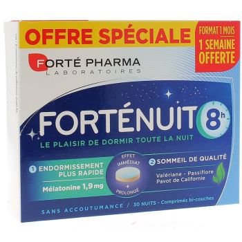 Forte Nuit 8h Forté Pharma - boîte de 30 comprimés