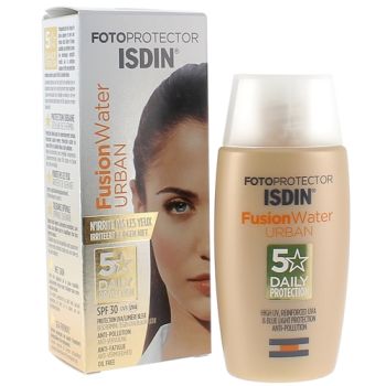 Fotoprotector Fusion Water Urban protection solaire visage SPF 30 Isdin - flacon de 50 ml