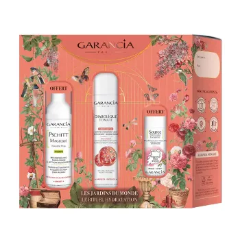 Coffret Les Jardins du Monde rituel hydratation Garancia - coffret de 2 produits dont 1 offert