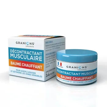 Baume chauffant décontractant musculaire Granions - baume de 27,5ml