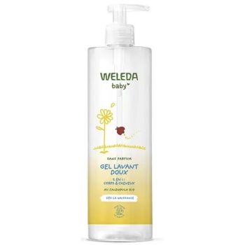 Gel lavant doux baby Weleda - flacon-pompe de 400ml