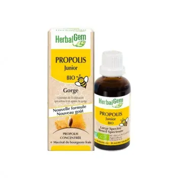 Gouttes propolis junior Herbalgem - flacon de 15ml