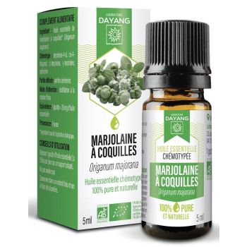 Huile essentielle Marjolaine à coquilles bio Dayang - flacon de 5ml