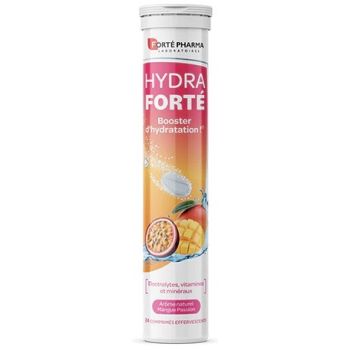 Hydra Forté booster d'hydratation arôme naturel mangue passion Forté Pharma - 24 comprimés effervescents