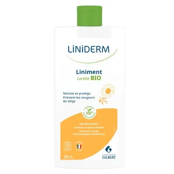 Liniderm Liniment huile de tournesol et olive Gilbert - flacon de 480ml