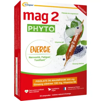 Mag2 Phyto Énergie Cooper - boite de 30 ampoules