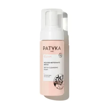 Mousse nettoyante détox bio Clean Patyka - flacon-pompe de 150ml