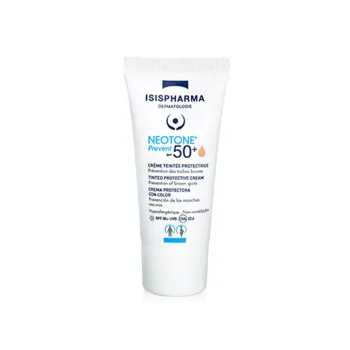 Neotone Prevent Crème teintée protectrice SPF50+ teinte médium Isispharma - tube de 30ml