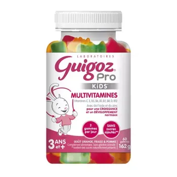 Pro Kids multivitamines Guigoz - pot de 60 gommes