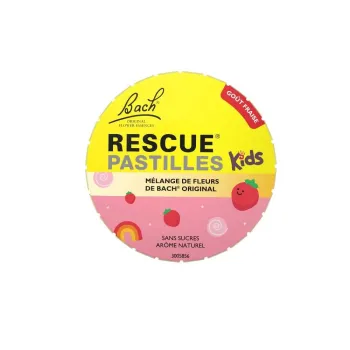 Rescue Kids pastilles fraise Fleurs de Bach - boite de 50g