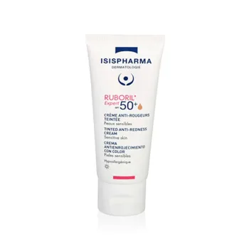 Ruboril Expert 50+ crème anti-rougeurs teintée Isispharma - tube de 40ml