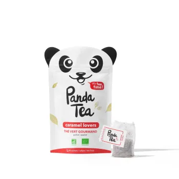 Thé vert gourmand caramel lovers Panda Tea - 18 sachets