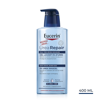 Urea Repair gel lavant 5% d'urée Eucerin - flacon-pompe de 400ml