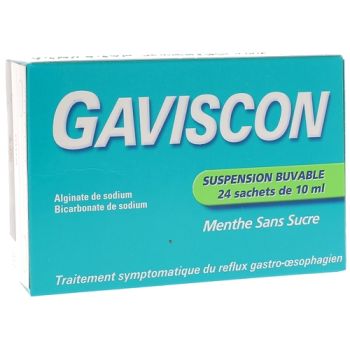 Gaviscon suspension buvable en sachet - boîte de 24 sachets