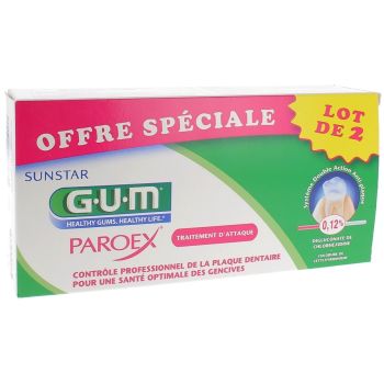 Gel Dentifrice Paroex GUM - lot de 2x75 ml