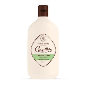 Gel bain et douche surgras actif Amande verte Rogé Cavaillès - flacon de 400 ml