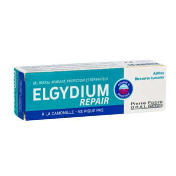 Gel buccal camomille Elgydium Repair - tube de 15 ml