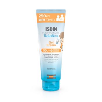 Gel cream wet skin SPF 50 Gel solaire enfants Fotoprotector pediatrics Isdin - tube de 250 ml