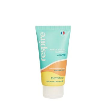 Gel-crème après-soleil naturel Respire - Tube de 200 ml