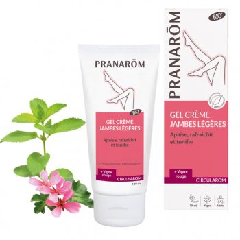 Circularom Gel Crème Jambes Légères Bio Pranarôm - tube de 100 ml