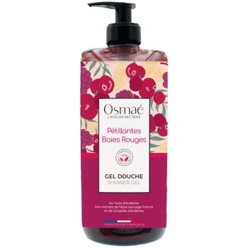 Gel douche Pétillantes baies rouges Osmaé - flacon-pompe de 1L