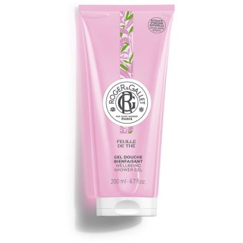 Gel douche bienfaisant Feuille de Thé Roger & Gallet - tube de 200 ml