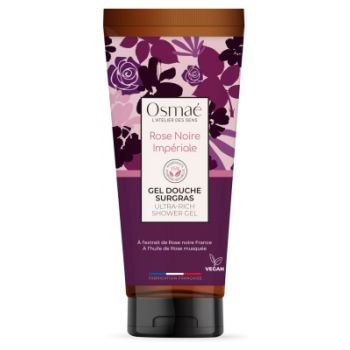 Gel douche surgras Rose noire impériale Osmaé - tube de 200ml