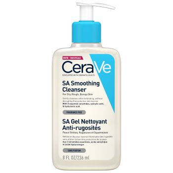 SA Gel nettoyant anti-rugosités CeraVe - flacon pompe de 236 ml