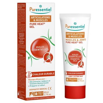 Gel pure heat articulations et muscles Puressentiel - tube de 80ml