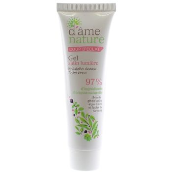 Gel satin lumière coup d'éclat D'Âme Nature - tube de 50 ml