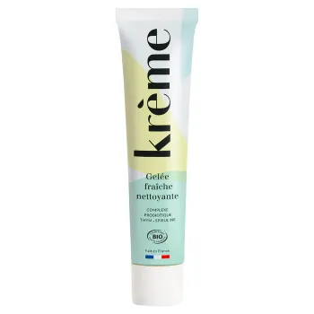 Gelée fraîche nettoyante bio Krème - tube de 50 ml format voyage